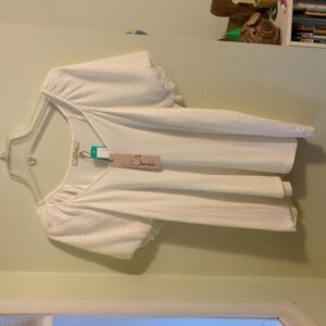 Les Serein Nimes Puff Sleeve Knit Top